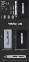 Juego De Destornilladores Eléctricos De Precisión 51 En 1 Multifuncional Con Recarga Rápida Y Bits Magnéticos Para iPhone Laptop Reloj PC Herramienta Eléctrica Para DIY En El Hogar - details 13