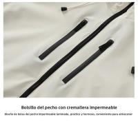 Chaqueta De Montañismo Para Hombres Y Mujeres Impermeable Y a Prueba De Viento Para Esquí Y Deportes Al Aire Libre Marca NameNoEnName_Null Lining Material POLYESTER Tamaño Verdadero Tipo De Chaqueta Windbreaker - details 18