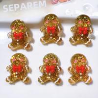 10Pcs Accesorios De Decoración Para Manualidades Y Joyería DIY Con Serie De Dibujos Animados Navideños Resina Lanzamiento Brillante - details 7