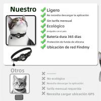 Collar Para Gatos Compatible Con Apple Airtag Con Campana Cierre De Seguridad Ajustable Reflectante Para Gatos Y Perros Recién Nacidos - details 12