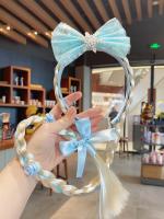 Diadema De Encaje Creativa Para Niñas Diadema De Princesa De Nieve Con Borla Adorno De Cabello Estilo Cosplay Accesorio Para Mujer - details 36