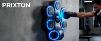 PRIXTON Máquina de Boxeo Musical Combat Pro BM150, Bluetooth y Luces LED, 11 Modos y 9 Velocidades, Guantes Incluidos, Entrenamiento Interactivo en Pared para Casa - details 0