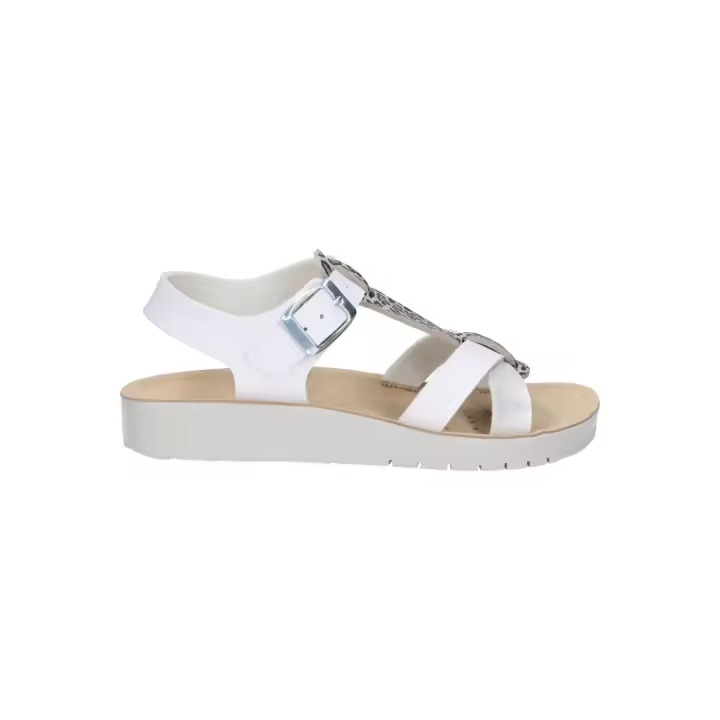 Geox women's dress sandals in white - 1