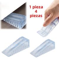 Paradas De Puerta De Seguridad 1/4pcs Elimina El Ruido De Los Marco De Puerta Adecuado Para Bloques Anticolisión Fijos En Hogares Y Oficinas Tamaño Transparente - details 0