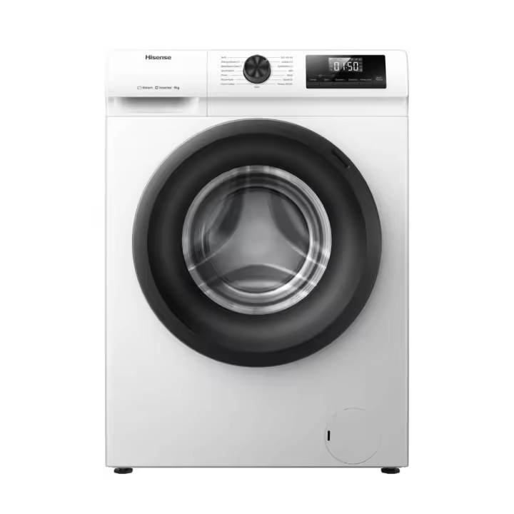 Hisense - Lavadora WF1Q9041BW de 9 kg, clase energética A y centrifugado a 1400 rpm con motor Inverter para uso familiar, color blanco - 1