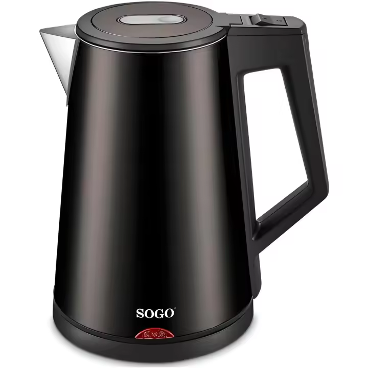 Sogo KETSS7705 - Hervidor de Agua Inalámbrico hasta 1.7L, Potencia 1830W, Acabado Deluxe - 1