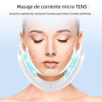 Cinturón Levantador De V Forma Para Rostro Con 5 Modos Masajeador De Levantamiento Facial Dispositivo De Vibración Para Delgazar El Rostro Incluye Control Remoto Cuidado De La Piel - details 4