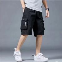 Shorts De Trabajo Para Hombre Con Múltiples Bolsillos Pantalones Cortos Sueltos Y Ligeros Para El Verano Estilo Casual - details 2