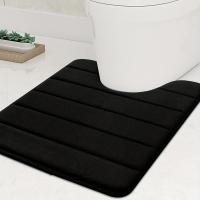 Alfombra De Baño De Espuma De Memoria Antideslizante Y Super Absorbente En Forma De U Para Inodoro Alfombra De Baño De Seda - details 0
