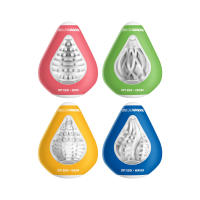 BLUE JUNKER PACK 4 HUEVOS MASTURBADORES MASCULINOS JOY EGG JUGUETES SEXUALES HOMBRE - details 0