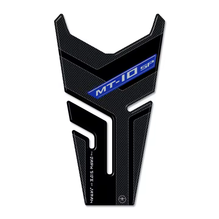 Protector de pegatina 3D almohadilla de tanque de motocicleta Compatible con Yamaha MT-10 SP 2022-23 Metal azul - 1