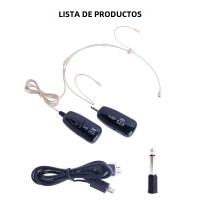 Auricular Y Micrófono Inalámbrico 2.4G 160ft Para Amplificador De Voz Y Sistema PA No Compatible Con Teléfono Y Laptop - details 4