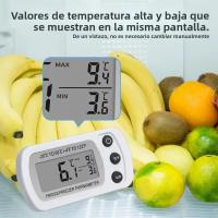 Termómetro Digital Para Nevera Y Congelador Con Pantalla LCD Grande Y Soporte Para Cocina Y Habitaciones Medición Precisa Sin Baterías - details 3