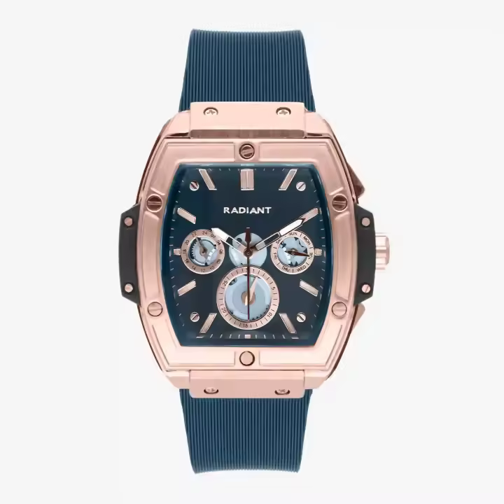 Radiant Reloj Hombre Analogico Cuarzo con Correa de Silicona RA655204 - 1