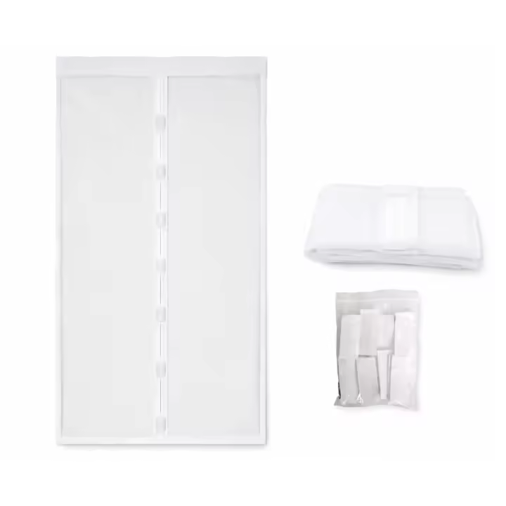 Mosquitera para puerta y ventana, cortina antimosquitos transpirable para el hogar, malla protectora con cierre práctico, varios tamaños y colores disponibles. - 1