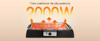 AIGOSTAR Barbacoa Eléctrica, Uso con Agua: Evita Manchas y Humo, Bandeja Recoge Grasa,Termostato (2000W) - details 2