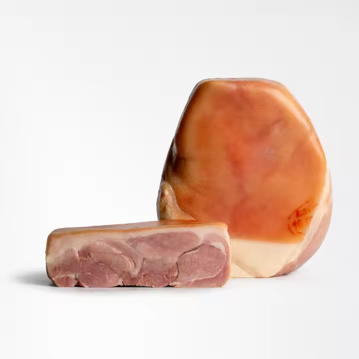 Lacón Artesano Cocido en su Jugo. 2 Tacos de 400 Gr cada uno aprox. Comida Gourmet. Embutidos La Encina - 1