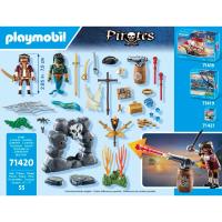 PLAYMOBIL busqueda del tesoro pirata (71420) en busca de tesoros perdidos. - details 3