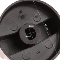 2PCS 8mm Perilla De Control De Manija De Plástico General Para Estufa De Gas Repuesto Para Encendedor De Plataforma Horno - details 6
