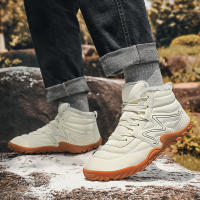 Botas De Invierno Para Hombre Botines De Nieve Antideslizantes Y Cálidos Con Peluche Casual Ligeros Para Senderismo - details 13