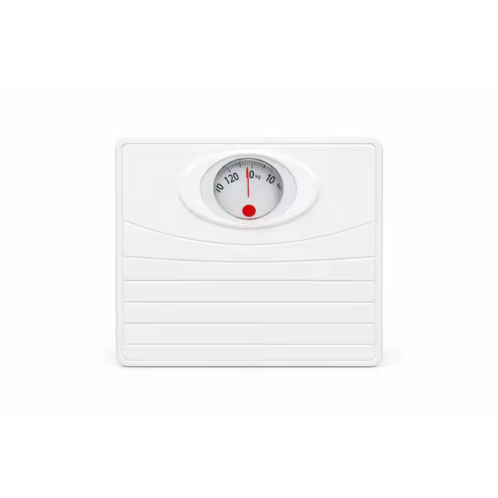 Báscula de baño analógica hasta 130 kg | Precisión 1 kg | Diseño antideslizante | Sin baterías | Medidor Clásico y Resistente - 1