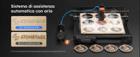 Atomstack A10 PRO V2, cortador de impresora, control por aplicación móvil, salida láser mejorada de 10W, alta velocidad de 400mm/s, grabado de precisión de 0.01mm, sistema de asistencia automática con aire, diseño de protección ocular. - details 9