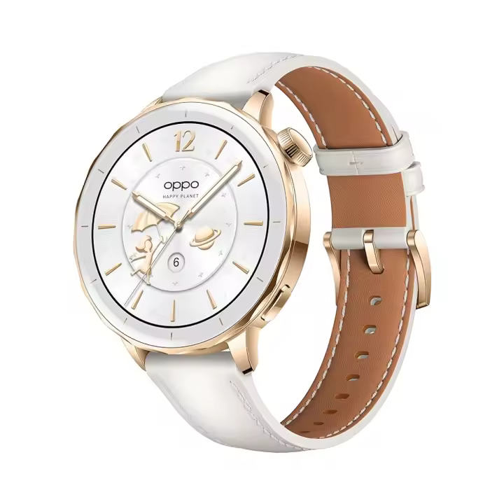 OPPO Watch X2 Mini con Pantalla de 1.32”, 2 GB + 32 GB, hasta 7 Días de Batería, Resistente al Agua IP68 y 5ATM, Color Blanco - 1