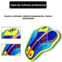 Conjunto De Ropa De Ciclismo Para Hombres INEOS Shorts Y Camiseta Con Almohadilla De GEL Transpirable Conjunto De Uniforme De Ciclismo Para Montaña Velo De Verano Con Cierre Completo Manga Corta - details 4