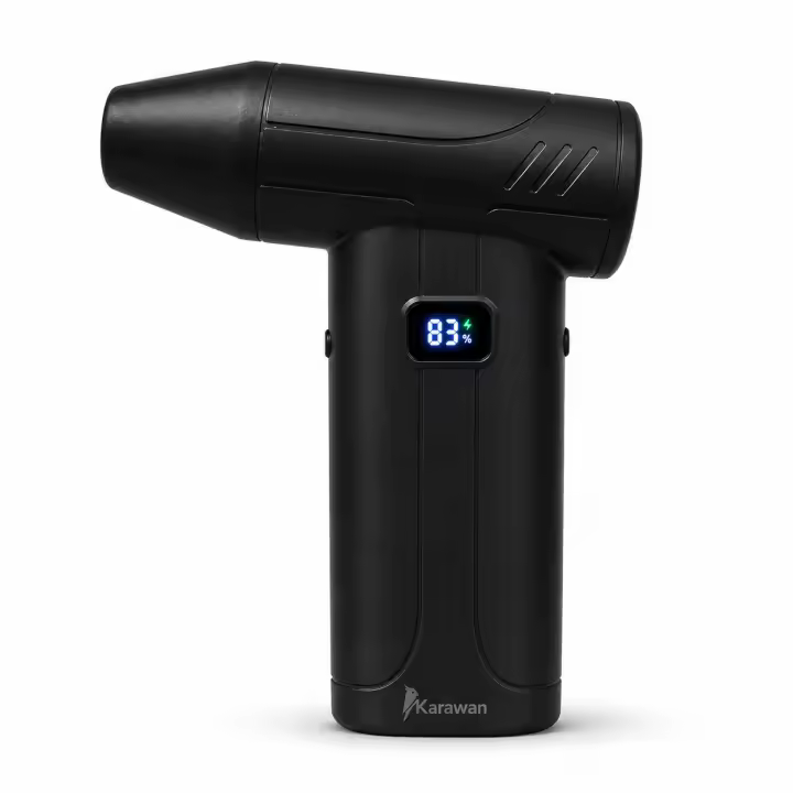 Soplador de Aire Eléctrico Karawan Multifuncional - Negro Inalámbrico Recargable USB K115 - 1