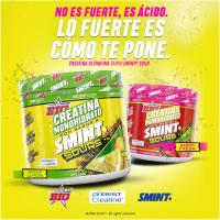 BIG – Creatina Monohidrato con Sabor Smint® Sours Limón | 340g para Fuerza y Rendimiento - details 0
