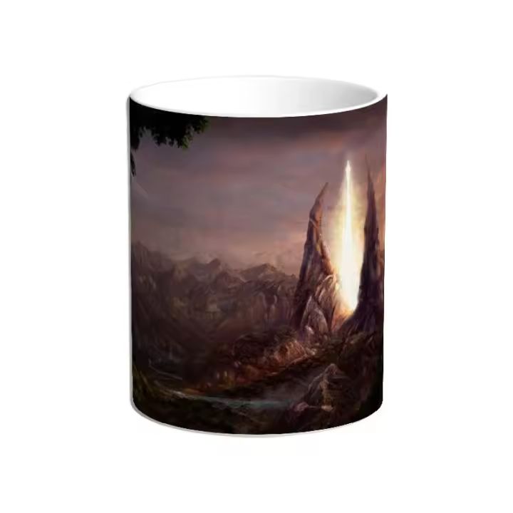 Taza La historia interminable. Atreyu. Fujur. Bastian. Auryn. Artax - 1