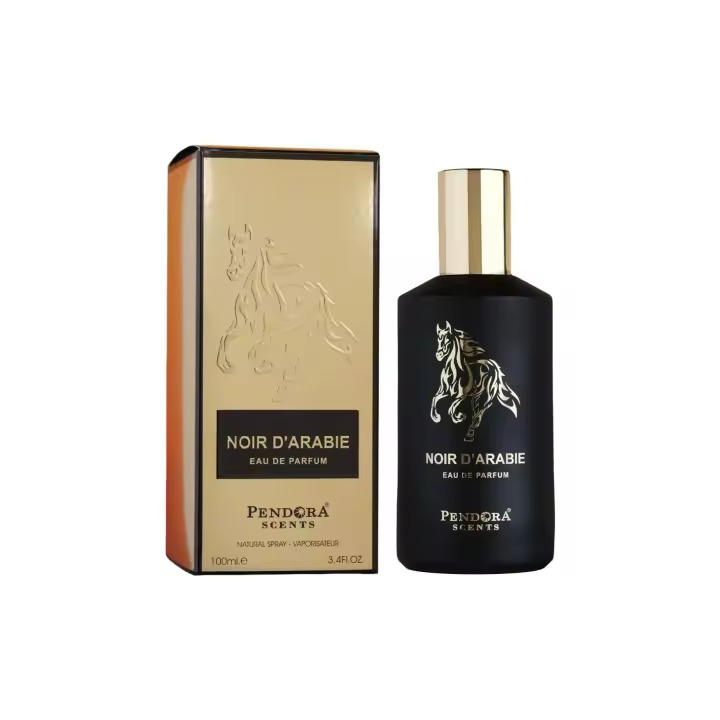 Pendora Noir d'Arabie Paris Corner Perfume Arabe Eau de Parfum Unisex 100ml Original Aroma Oscuro y Seductor Notas de Azafrán y Bergamota - 1