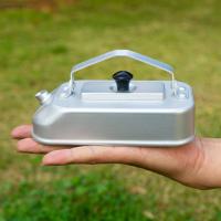 Hervidor De Agua Para Camping De Aluminio Portátil Con Manija Olla De Hervir Agua Para Viajes Y Escalada Al Aire Libre - details 1