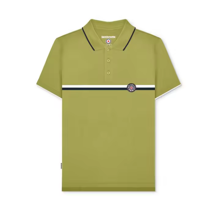 Lambretta polo de hombre verde - 1