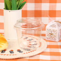 10Pcs Copas De Mousse Desechables De 10Oz Con Tapa Cajas De Plástico Transparentes Para Helado Postre Picnic Jalea Yogur - details 7