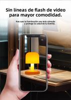 Lámpara De Mesa LED Recargable Mini Sunset Luz Nocturna Para Dormitorio Barra Decorativa Ambiente Minimalista Con USB - details 3