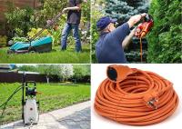 cables alargador para interior y exterior, naranja, flexible y de alta visibilidad, cable de alimentación/jardín,5m/15m/20m/30m // Regleta con 3/4/5/6 Enchufes e Interruptor, 3G x 1.5mm2 de Grosor alta calidad, Cable 1.5/3/5M, MAX 3680W, 16A, 250V - details 0