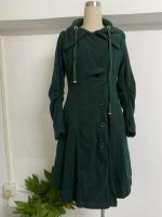 Chaqueta Trench Gothica Larga Y Ajustada Con Cuello Asimétrico Y Botones Elegante Y2k Streetwear Para Mujer Vintage - details 14