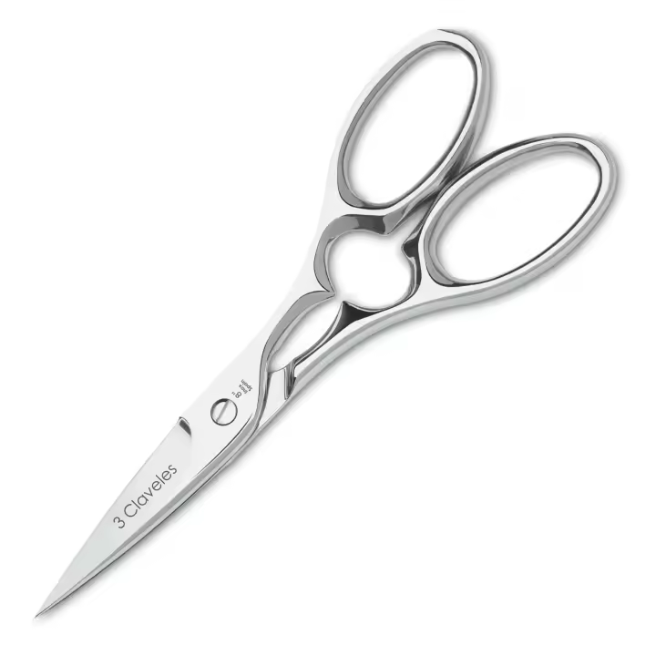 3 Claveles Star - Tijeras de Cocina Profesionales de 8" 20 cm, Acero Forjado en Caliente - 1