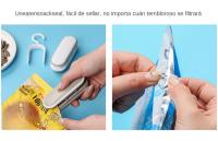 Máquina De Sellado Portátil Y Mini Para Alimentos Frutas Aperitivos Herramientas De Preservación Mano De Presión Calor Sellado - details 3