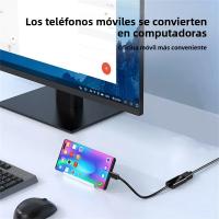 Cable Type C a HDMI Compatible USB C a HDTV Convertidor HD 4K USB 3.1 Adaptador Para MacBook Chromebook Samsung Xiaomi - details 5