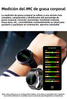 Reloj Inteligente Para Hombres 2025 Con Medición De Presión Arterial Salud Pulsada Terapéutica Uric Acid Lipids Cuidado Del Cuerpo Impermeable - details 14