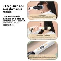 Peine Eléctrico Multifuncional Para Cabello Rizado Y Liso Con Pantalla LCD De Doble Uso ABS Dual Voltaje 100-240v Más De 5min - details 4