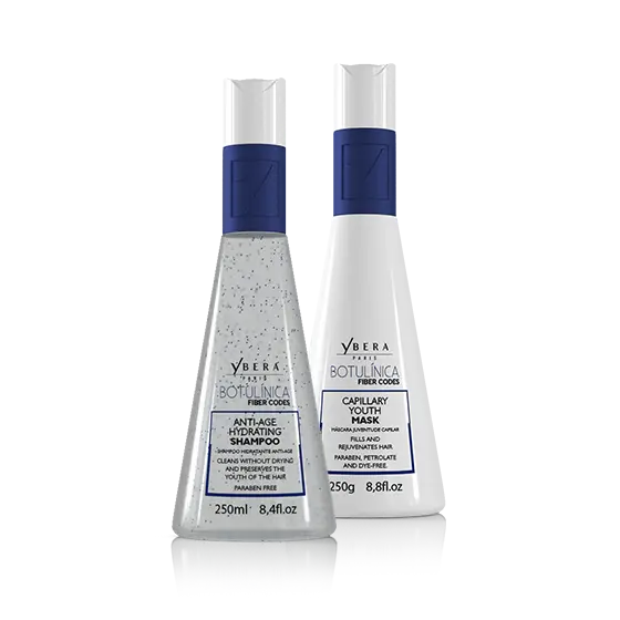 Ybera Paris Pack Efecto Bótox Botulinica para Cabello Envejecido Fino y Encrespado - 1