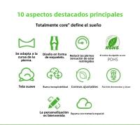 Almohada De Memoria Ortopédica De Algodón Suave Para Maternidad Con Correa Ajustable Soporte De Rodilla Y Pierna Para Dormir De Lado - details 1