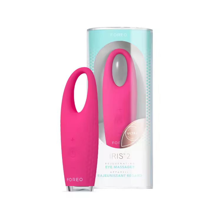 FOREO IRIS 2 Masajeador de ojos rejuvenecedor I Para hinchazón y ojeras I Corrector de ojeras I Dispositivo de drenaje linfático I Silicona ultrahigienica I Garantía de 2 años - 1