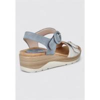 Amarpies ABZ30142 Sandalias De Cuña Mujer Azul - details 1