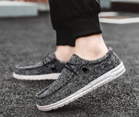 Zapatos De Lona Para Hombre Casual Transpirables Zapatos Planos Slip-On Talla Grande Hasta 47 Zapatos De Conducción Sin Tapa Anteojos - details 11