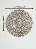 Arte De Mandala De Madera Para Colgar En La Pared Decoración Bohemia Para El Hogar Para Dormitorio Sala De Estar Estudio - details 1