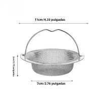 Tapón De Baño De Acero Inoxidable Con Cepillo Filtro De Desagüe Para Cocina Y Piso Herramienta De Cocina Con Mango - details 7